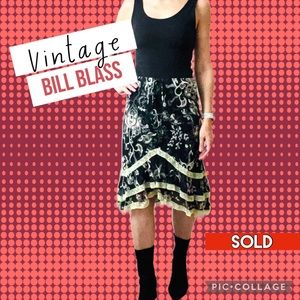 Vintage Bill Blass MIDI Skirt